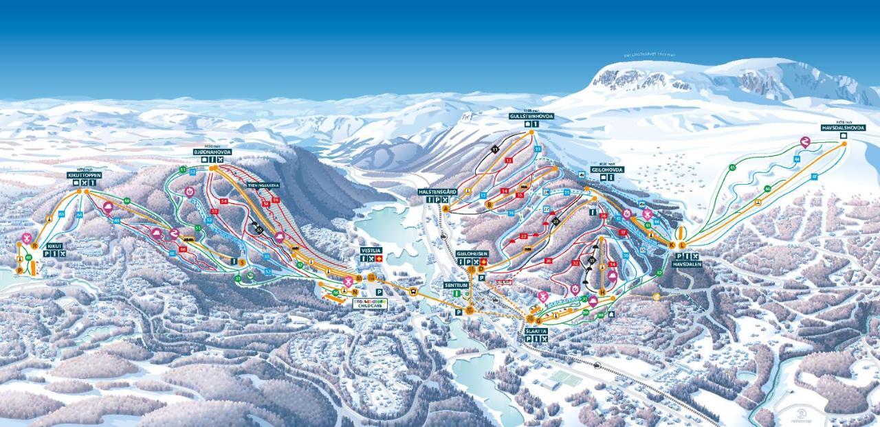 Kikut Alpin Lodge Ski In - Ski Out Geilo Exterior foto